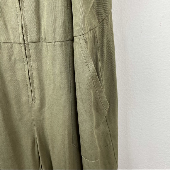 Soho New York Company Olive Green Rayon Jumpsuit M - Picture 6 of 16